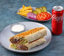 Комбо люля из говядины в лаваше