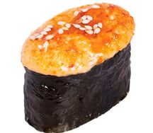 Запеченные суши с крабом