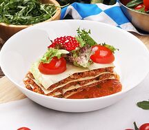 Постная лазанья