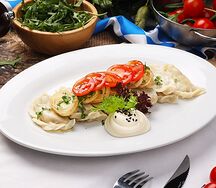 Постные вареники