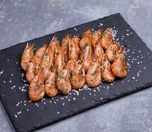 Креветки пивные жареные