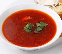 Борщ с курицей
