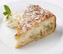 №1,2 Яблочный пирог с крем-суфле