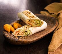 Шаурма с креветками