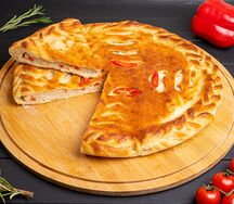 Осетинский пирог с курицей и болгарским перцем