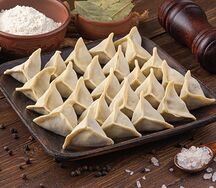 Замороженные пельмени Ягненок Халяль рубленые