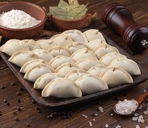 Замороженные рубленые пельмени Кролик