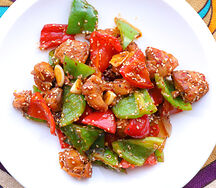 Курица с кунжутом