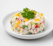 Салат с крабом