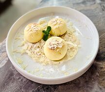 Сырники миндальные