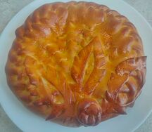 Пирог с картофелем и курицей