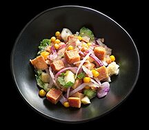 С ветчиной и кукурузой