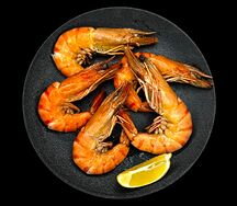 Креветки жареные