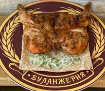 Курица на углях