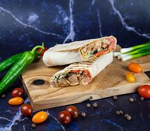 Шаурма в лаваше по-армянски куриная