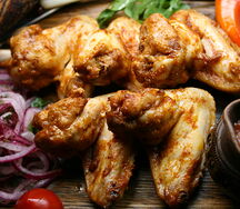 Шашлык из куриных крыльев