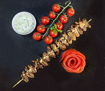 Шашлык из куриных сердечек (шампур)