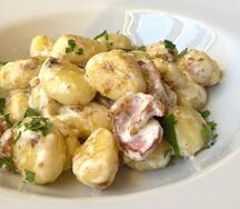Ньокки с грудинкой