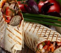 Шаурма с люля-кебабом из курицы