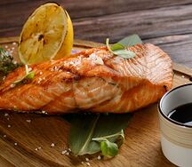 Шашлык из семги