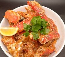 Сингапурский чили краб в соусе