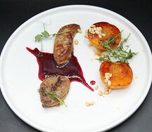 Фуа-гра с карамелизированным манго