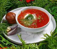 Борщ с говядиной
