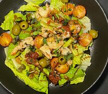 Салат с креветками 
