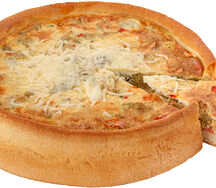 Пирог с брокколи и пармезаном