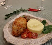 Котлета пожарская с картофельным пюре