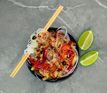 Фунчоза с овощами