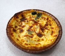 Мини-киш Шпинат с сыром