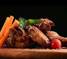 Крылья куриные с перечным соусом