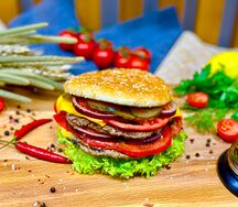 Бургер двойной Биф Bro