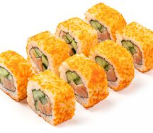 Ролл Калифорния с лососем