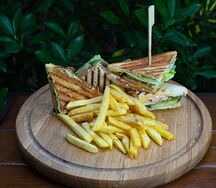 Сендвич Клаб с курицей