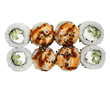 Запеченный ролл Детка креветка