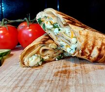 Четыре сыра с зеленью