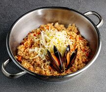 Жареный рис с морепродуктами