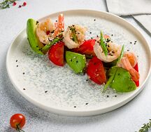 Салат с Авокадо и Креветками