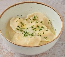 Вареники с картофелем и пармезаном