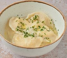 Вареники с картофелем и грибами