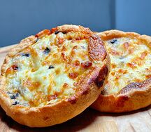 Киш Курица-грибы