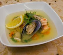 Суп с морепродуктами