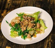 Салат Теплый с курицей
