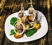 Сельдь с картофелем