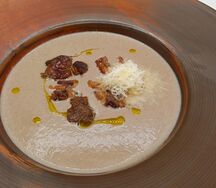 Крем-суп из белых грибов