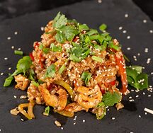 Жареный рис с овощами Veg