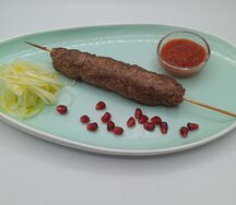 Кебабы из говядины на огне