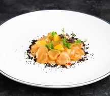 Тартар из гребешка